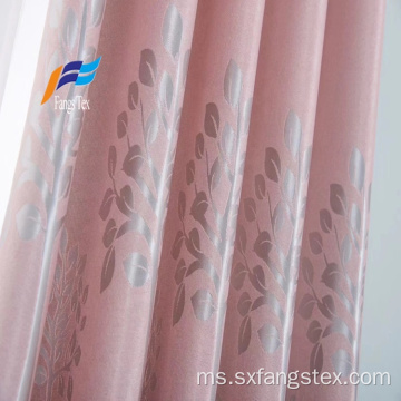 Tekstil Rumah 100% Polyester Woven Jacquard Curtain Fabric